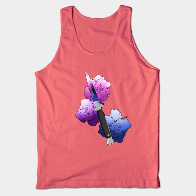 Genderfluid Switchblade Tank Top by Beansprout Doodles